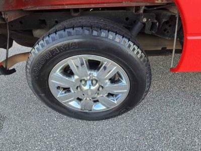 Wheel Detail: Factory wheels serviced at 160,000 miles including tire pressure adjustment and balancing.